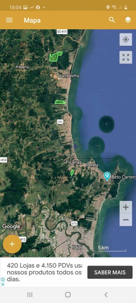 Area para loteamento